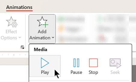 การปรับตั้งค่าเสียงใน PowerPoint